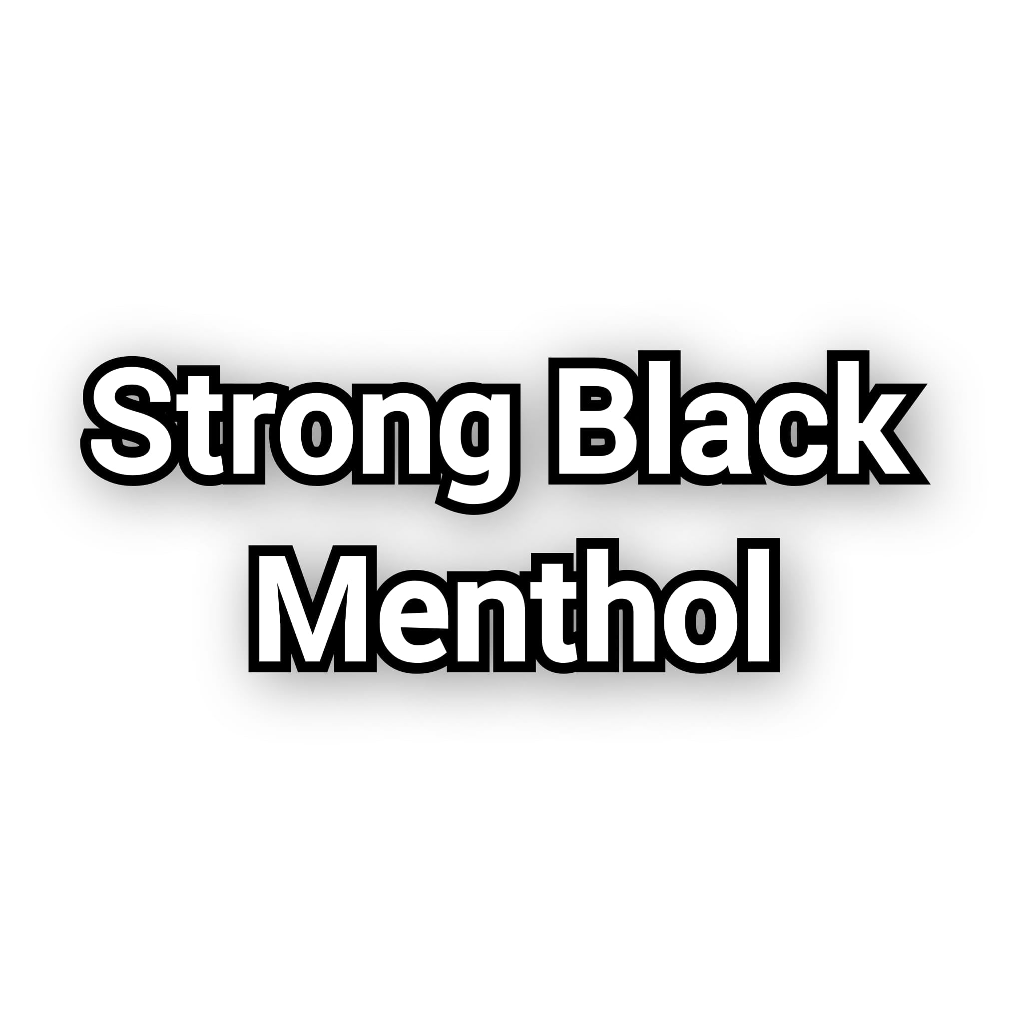 Druppels Strong Black Menthol