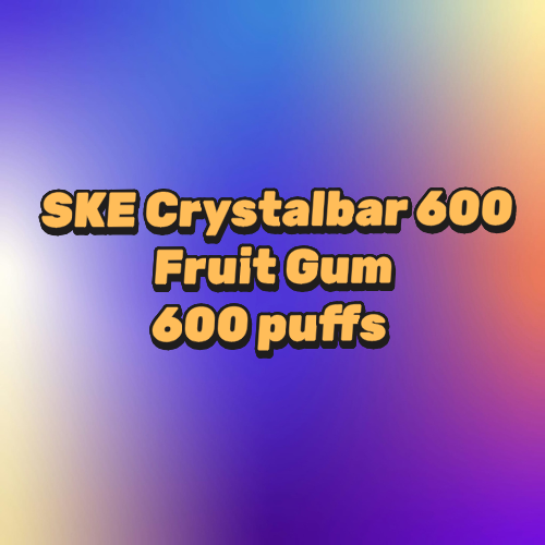 Crystal Bar Fruit Gum (20mg/600puffs)