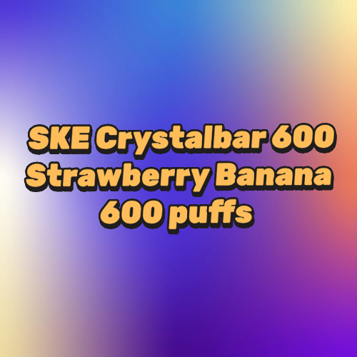 Crystal Bar Strawberry Banana (20mg/600puffs)