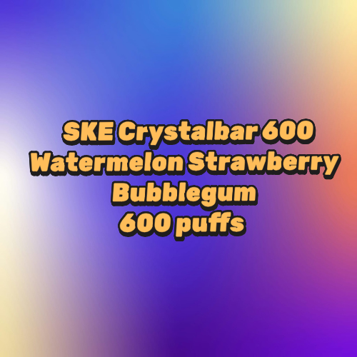 Crystal Bar Watermelon Strawberry Bubblegum (20mg/600puffs)