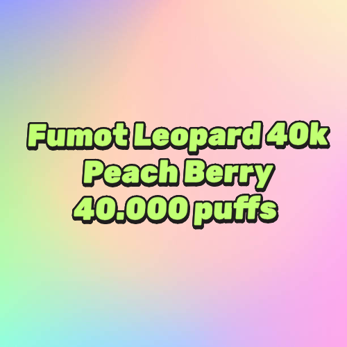 Fumot Leopard 40k Peach Berry (2%/40.000puffs)