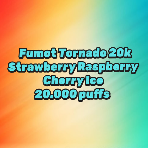 Fumot Tornado 20k Strawberry Raspberry Cherry Ice (2%/20.000puffs)