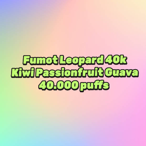 Fumot Leopard 40k Kiwi Passionfruit Guava (2%/40.000puffs)
