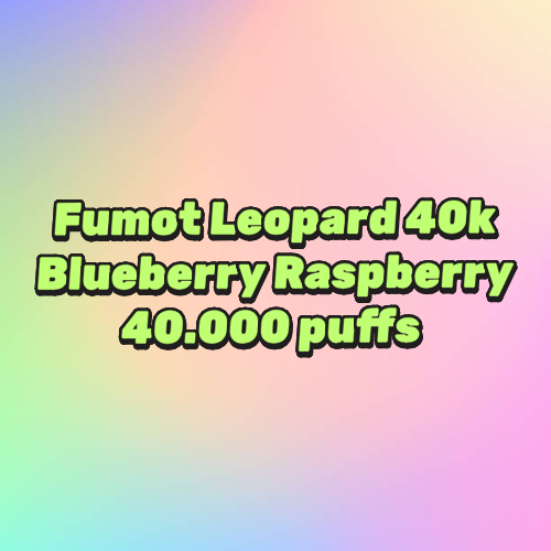 Fumot Leopard 40k Blueberry Raspberry (2%/40.000puffs)