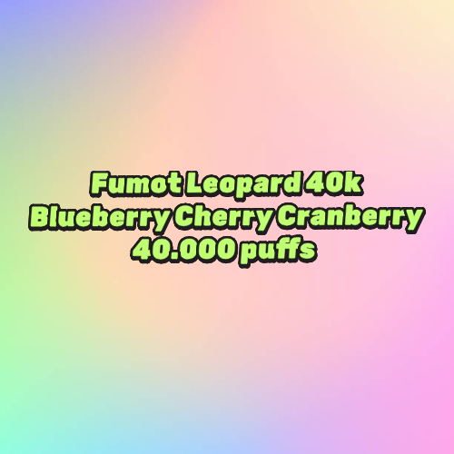 Fumot Leopard 40k Blueberry Cherry Cranberry (2%/40.000puffs)