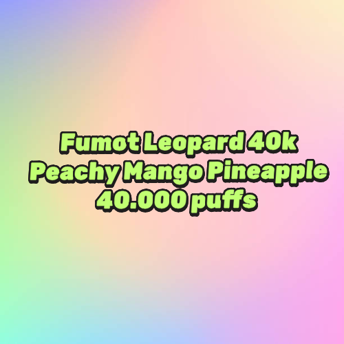 Fumot Leopard 40k Peachy Mango Pineapple (2%/40.000puffs)