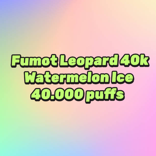 Fumot Leopard 40k Watermelon Ice (2%/40.000puffs)