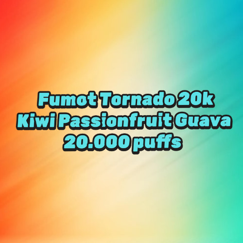 Fumot Tornado 20k Kiwi Passionfruit Guava (2%/20.000puffs)