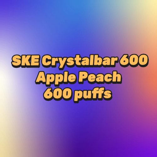 Crystal Bar Apple Peach (20mg/600puffs)
